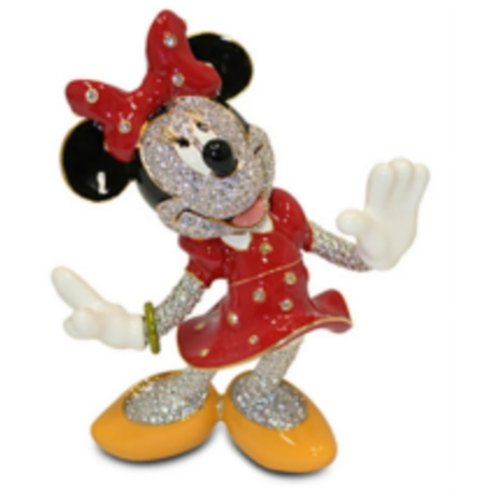 SWAROVSKI Disney Arribas Bros Minnie Mouse Jeweled Figurine 5 3/4” ( Mint )